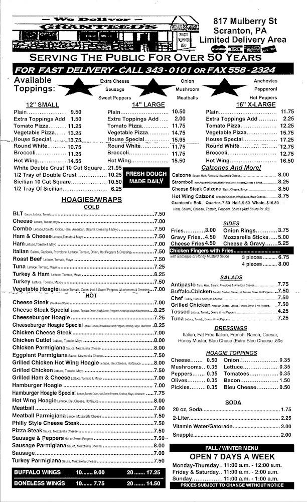 Granteed's Pizza Plain